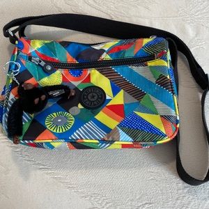 Kipling crossbody/shoulder bag; sassy print